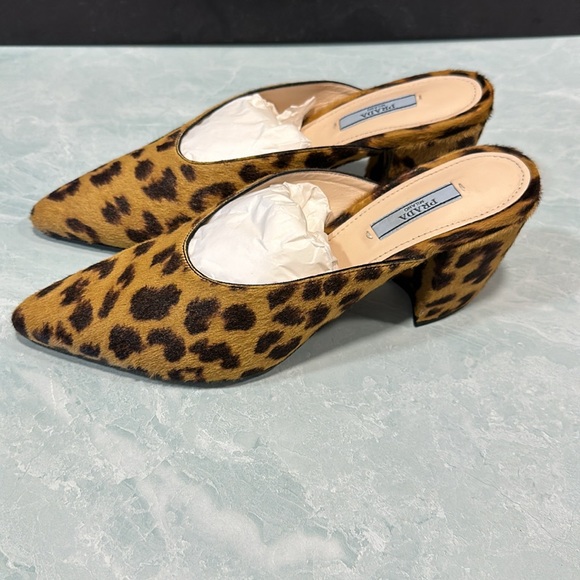 Prada Mules in Leopard Print - Picture 4 of 15